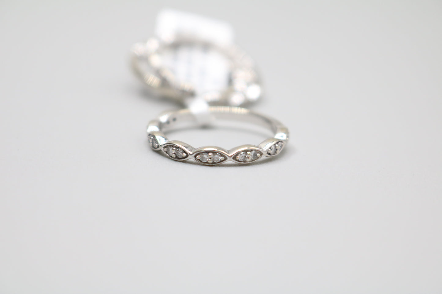 14K White Gold Diamond 3-Piece Wedding Set (Local Pick-Up Only)