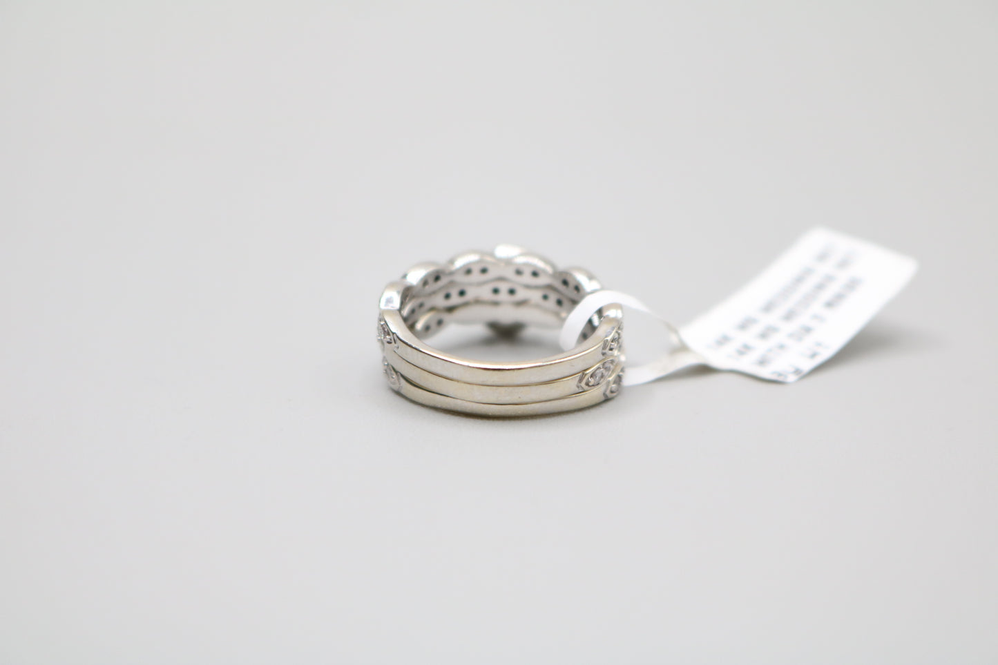 14K White Gold Diamond 3-Piece Wedding Set (Local Pick-Up Only)