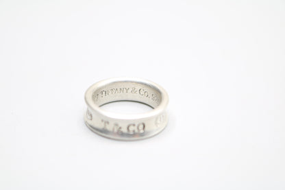 Pre-Owned | Tiffany & Co. Vintage Classic 1837 Concave Sterling Silver 925 Size US 5 1/2