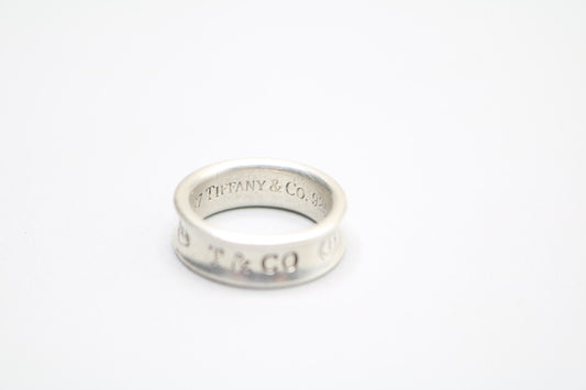 Pre-Owned | Tiffany & Co. Vintage Classic 1837 Concave Sterling Silver 925 Size US 5 1/2