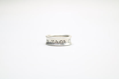 Pre-Owned | Tiffany & Co. Vintage Classic 1837 Concave Sterling Silver 925 Size US 5 1/2