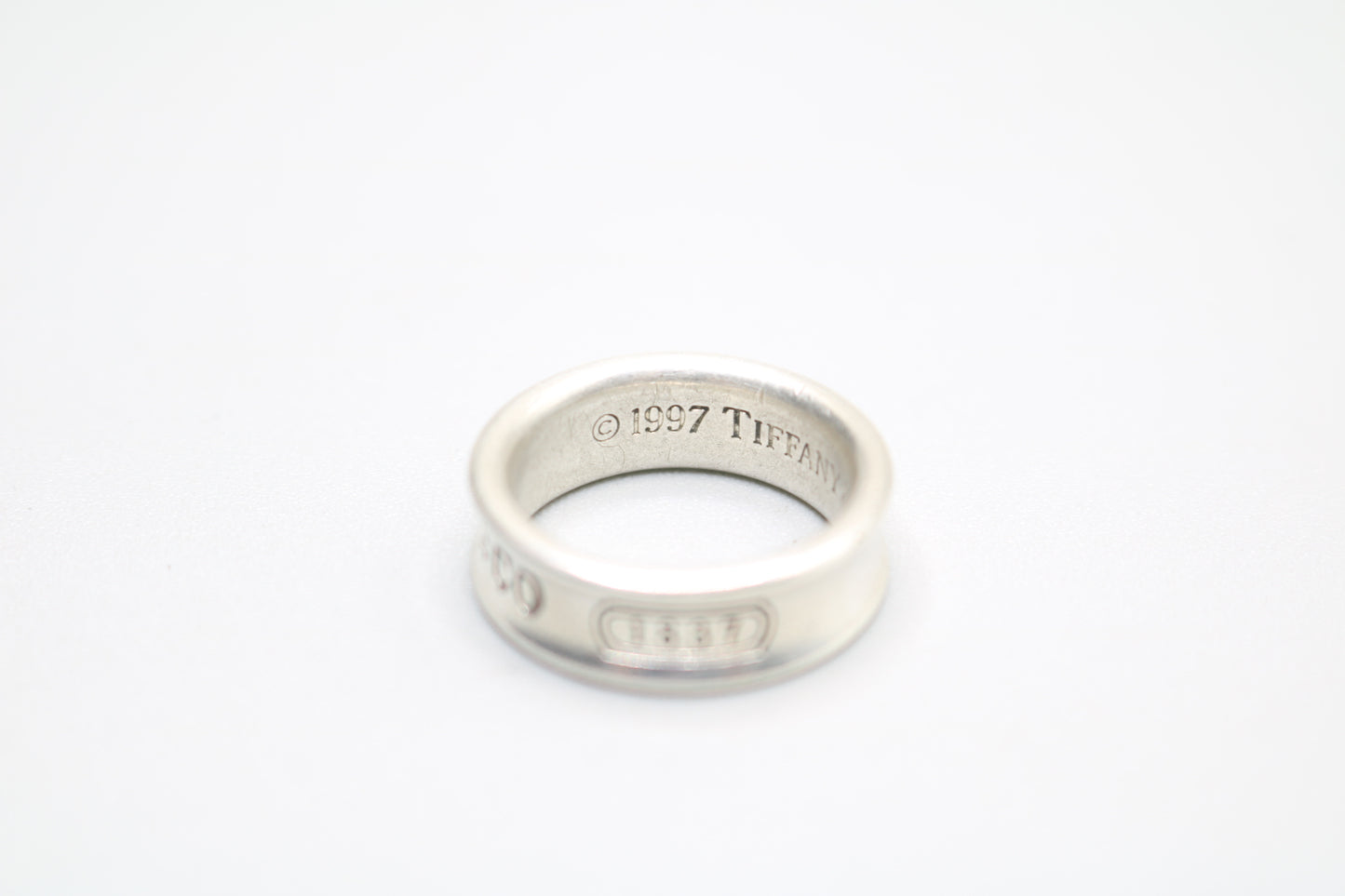 Pre-Owned | Tiffany & Co. Vintage Classic 1837 Concave Sterling Silver 925 Size US 5 1/2