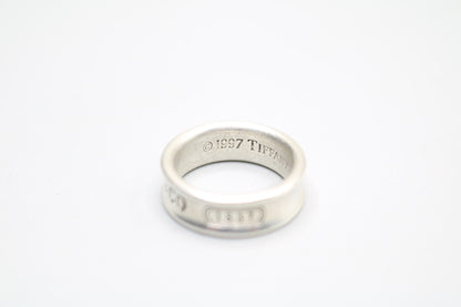 Pre-Owned | Tiffany & Co. Vintage Classic 1837 Concave Sterling Silver 925 Size US 5 1/2