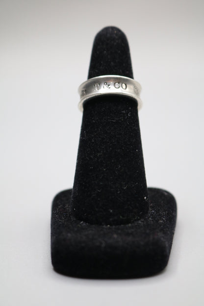 Pre-Owned | Tiffany & Co. Vintage Classic 1837 Concave Sterling Silver 925 Size US 5 1/2