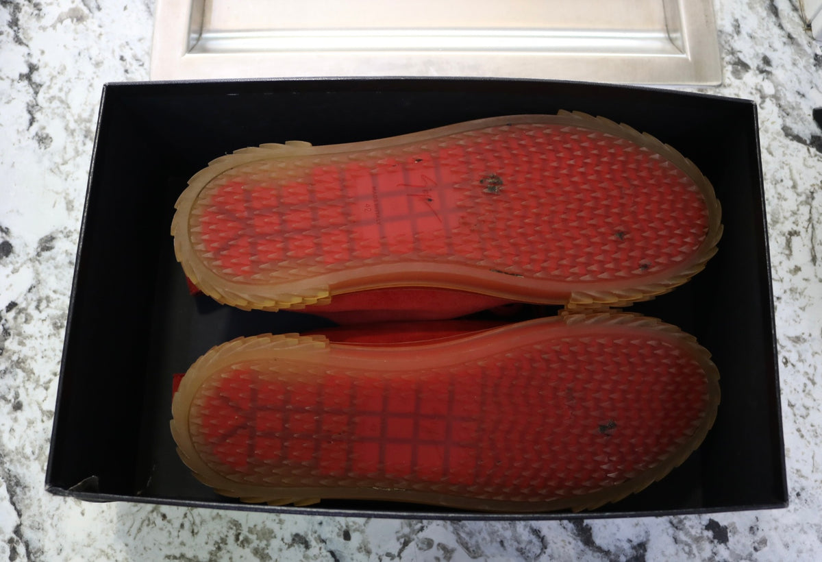 Giuseppe Zanotti Blabber SC Uomo Velour Modena RM0027 Europe Size 42 (US Size 9)