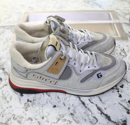Gucci Ultrapace "Silver" 599058 HW910 8161 US Size 9