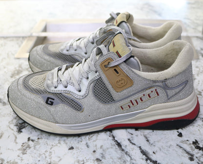 Gucci Ultrapace "Silver" 599058 HW910 8161 US Size 9