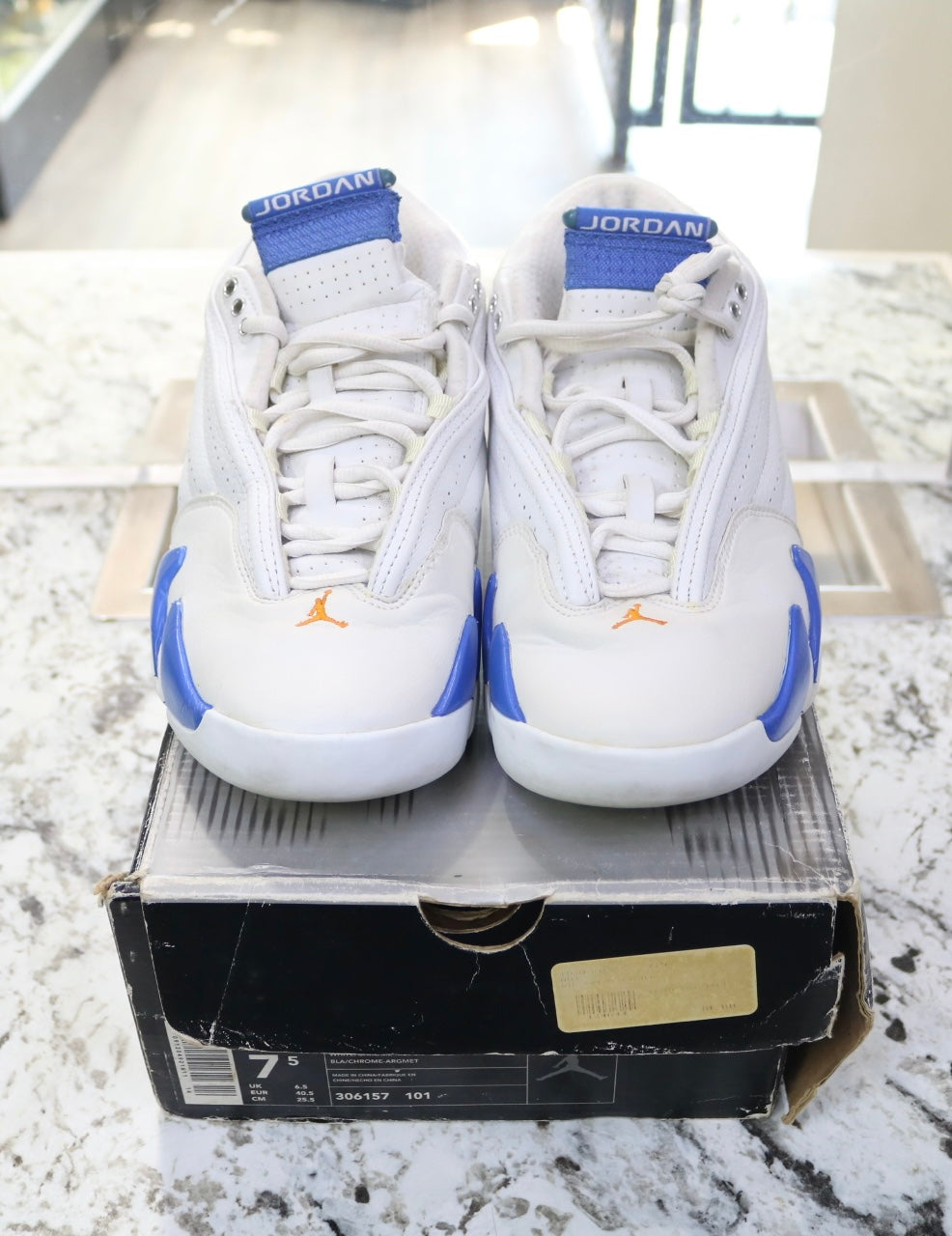 Air Jordan 14 Low Pacific Blue (Size 7.5 Men)
