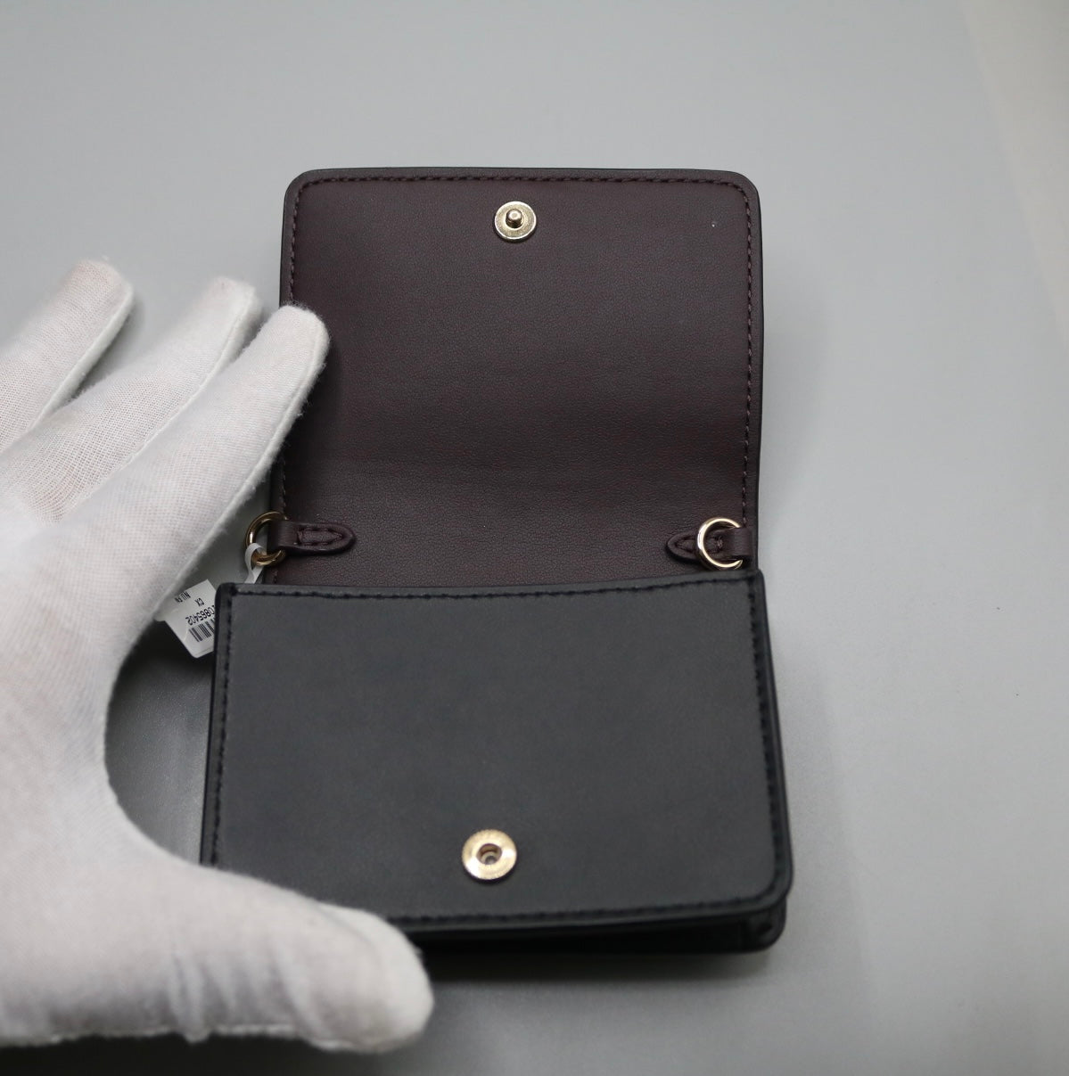 Brown Coach Monogram Wallet