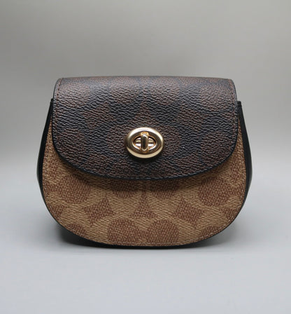 Coach Ladies 2 Tone Monogram Wallet