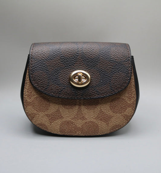 Coach Ladies 2 Tone Monogram Wallet