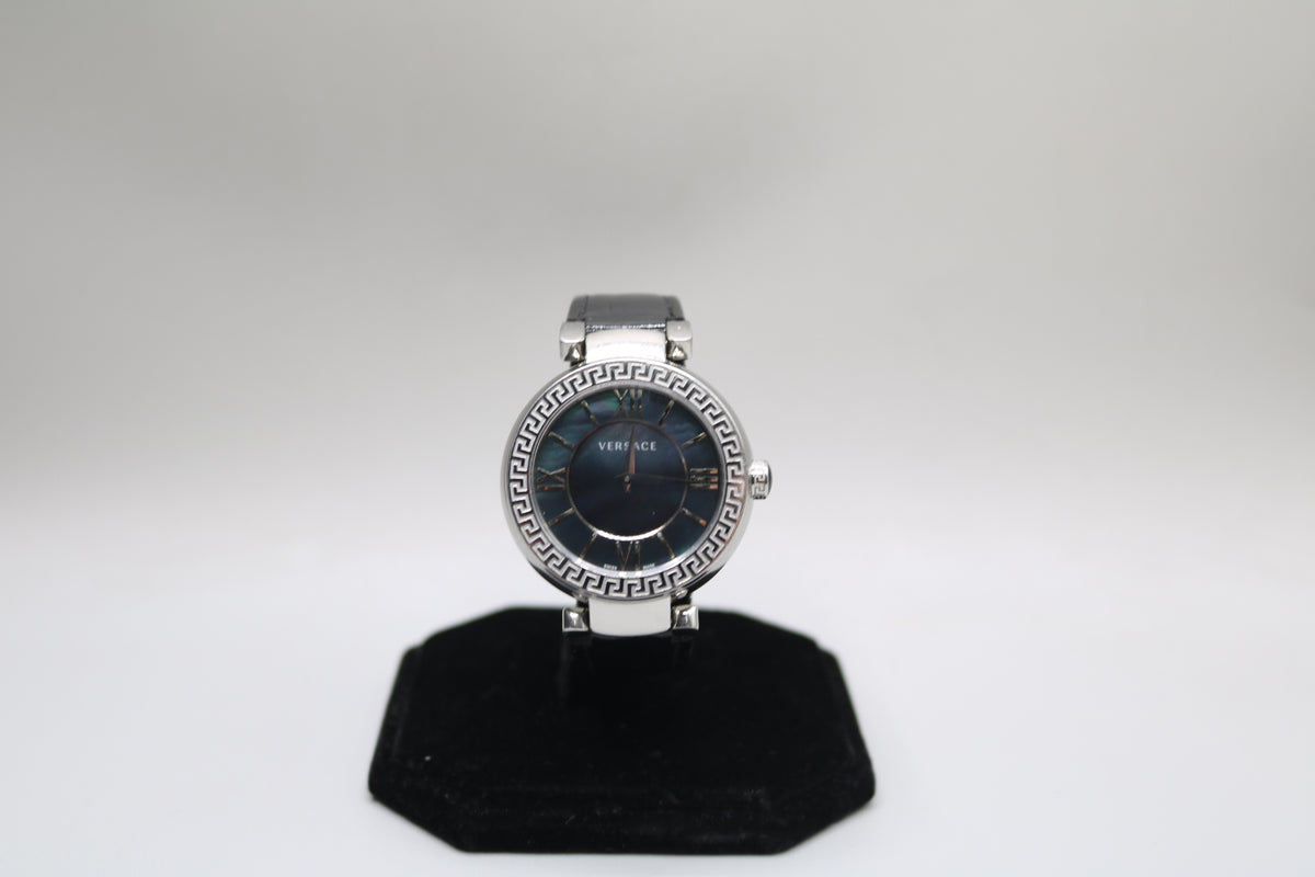 Versace Leda Mother of Pearl Dial Quartz Watch 38mm