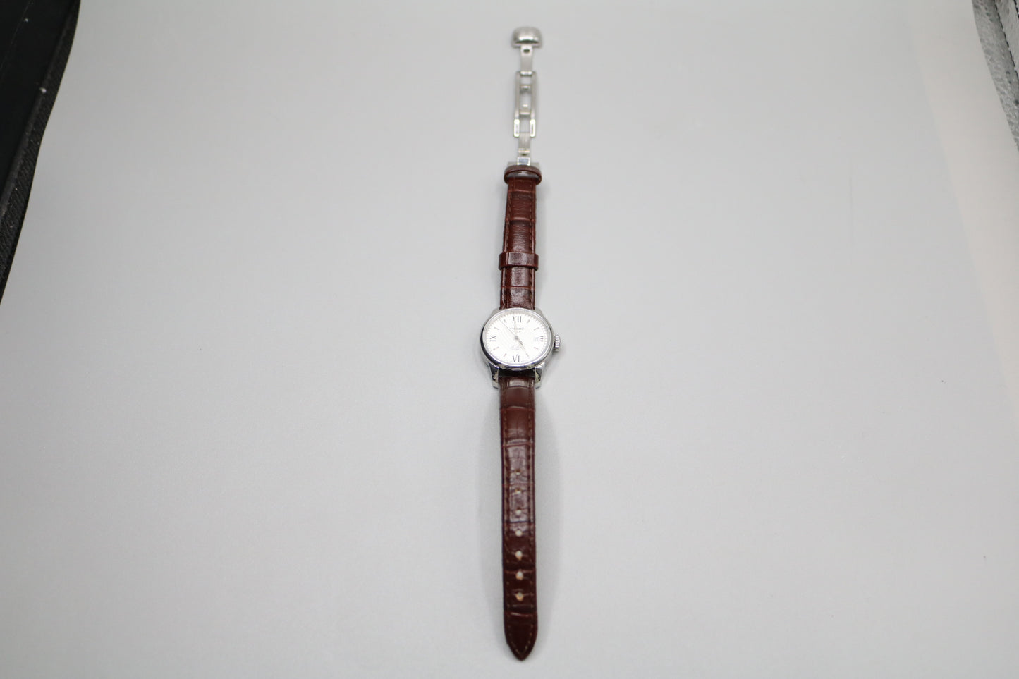 TISSOT Le Locle Automatic Silver Dial Brown Leather Unisex Watch