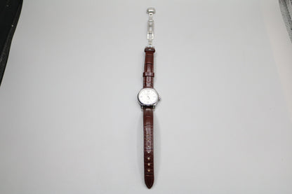 TISSOT Le Locle Automatic Silver Dial Brown Leather Unisex Watch