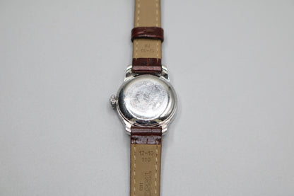 TISSOT Le Locle Automatic Silver Dial Brown Leather Unisex Watch