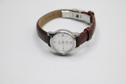 TISSOT Le Locle Automatic Silver Dial Brown Leather Unisex Watch
