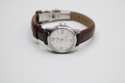 TISSOT Le Locle Automatic Silver Dial Brown Leather Unisex Watch