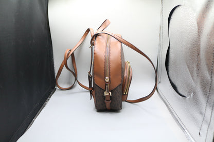 Michael Kors Two Tone Monogram Backpack