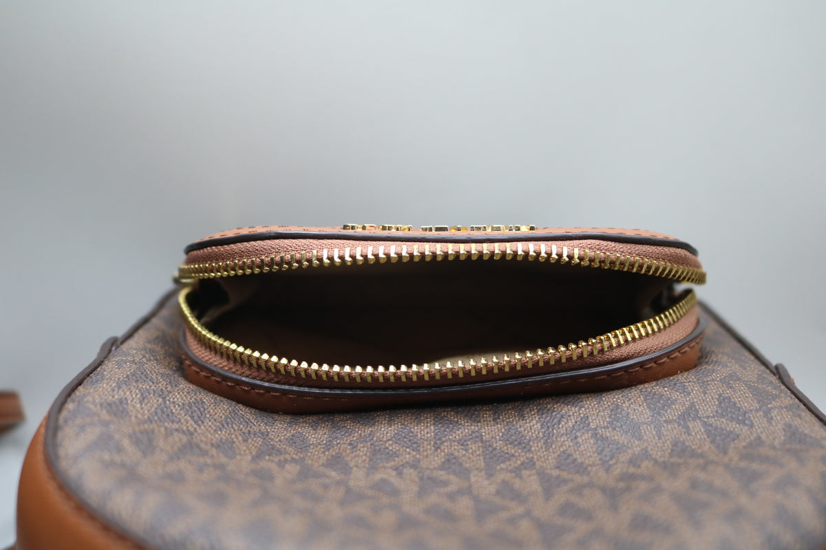 Michael Kors Two Tone Monogram Backpack