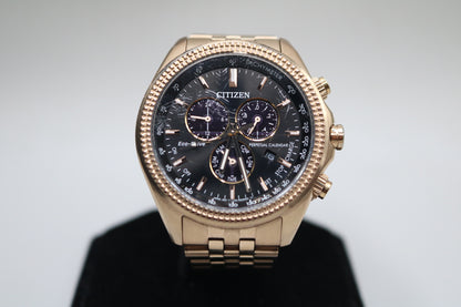 Citizen Classic Eco-Drive Perpetual Calendar Chrono Watch BL5563-58E