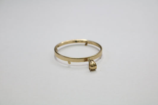 14K Yellow Gold Coin Bezel (Can Fit a Centenario Coin)