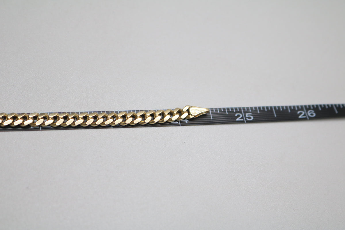 14K Yellow Gold Curb Chain (24 Inches) (No Shipping)