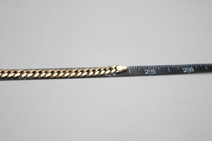 14K Yellow Gold Curb Chain (24 Inches) (No Shipping)