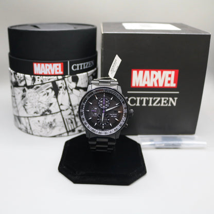 Citizen Men's Black Panther Marvel Eco-Drive Chronograph Watch 42MM CA0297-52W