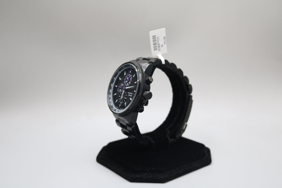 Citizen Men's Black Panther Marvel Eco-Drive Chronograph Watch 42MM CA0297-52W