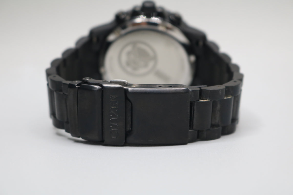 Citizen Men's Black Panther Marvel Eco-Drive Chronograph Watch 42MM CA0297-52W