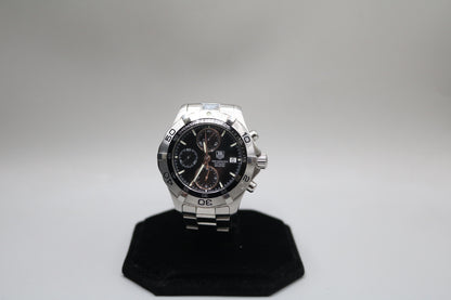 TAG HEUER 42MM Aqua Racer CAF2110 Chronograph Date Automatic Men's Watch