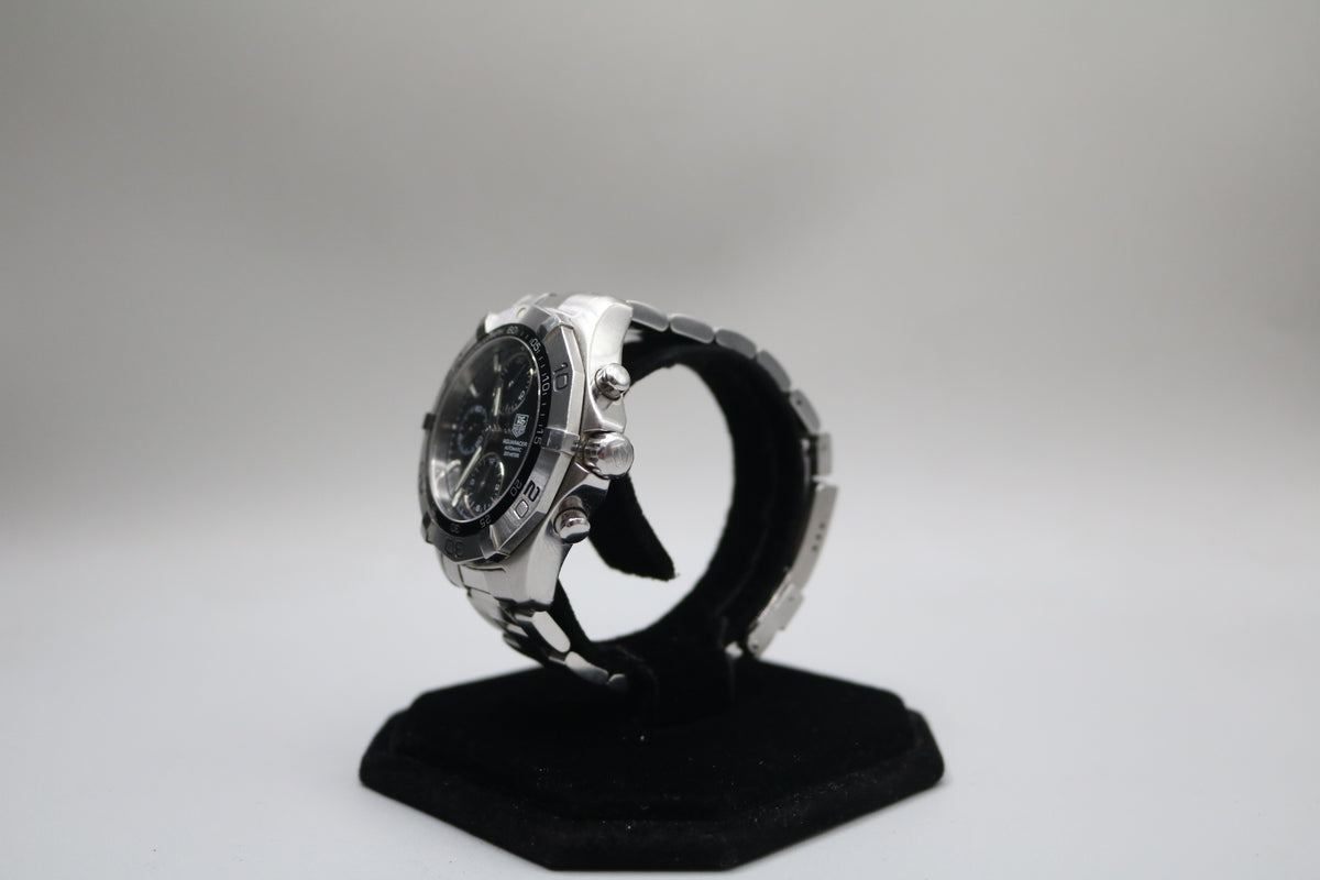 TAG HEUER 42MM Aqua Racer CAF2110 Chronograph Date Automatic Men's Watch