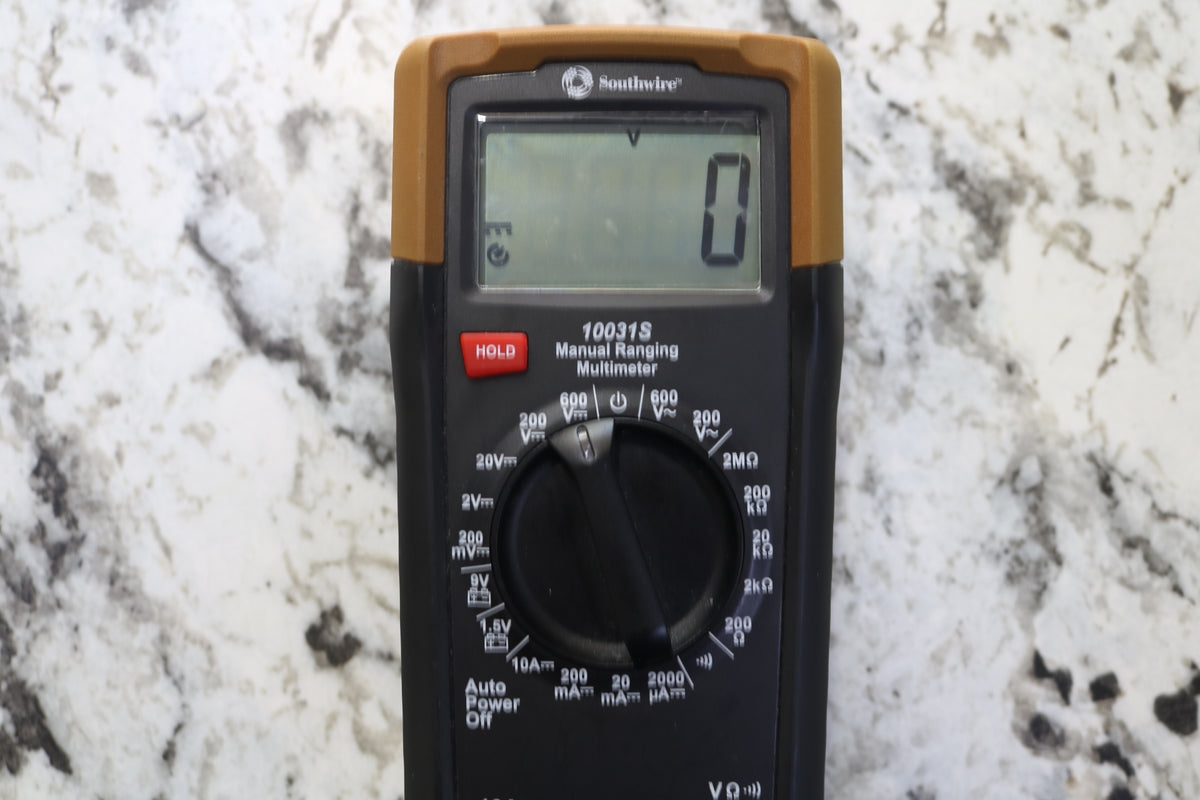 Southwire 10031S AC/DC Voltage Manual Ranging Digital Multimeter