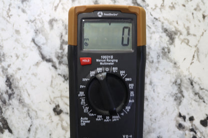 Southwire 10031S AC/DC Voltage Manual Ranging Digital Multimeter