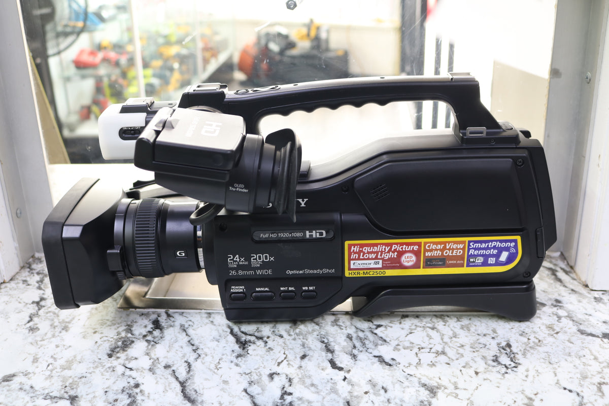 Sony HXR-MC2500 12x Optical Zoom 200x Digital Zoom Full HD Shoulder Mount Cam