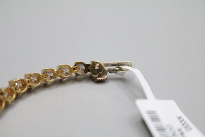 18K Yellow Gold Classic Diamond Tennis Bracelet (10.30 CTTW) (Local Purchase Only)