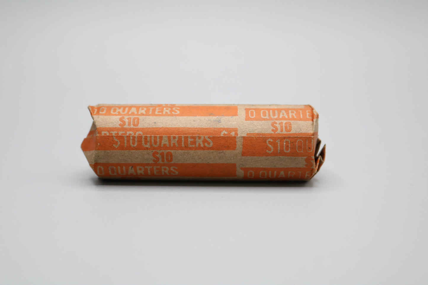 Roll of Silver Quarters of Varying Years (1964 or Older) and Conditions ($10 Face Value or 40 Quarters)