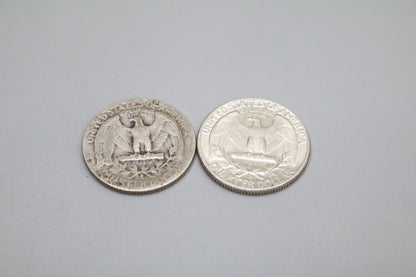 Roll of Silver Quarters of Varying Years (1964 or Older) and Conditions ($10 Face Value or 40 Quarters)