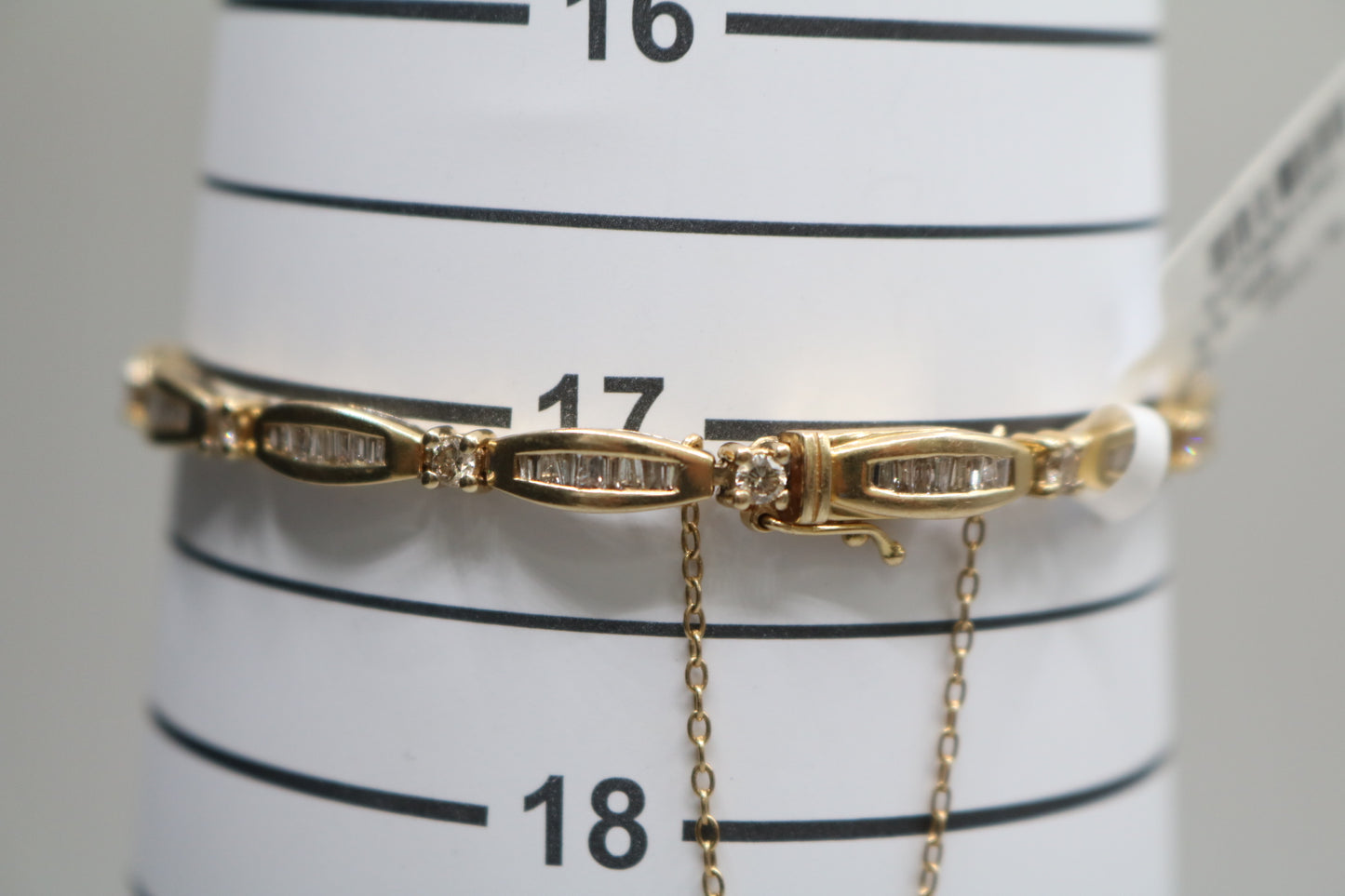 10K Yellow Gold Diamond Tennis Bracelet (2.00 CTW) (17 cm)