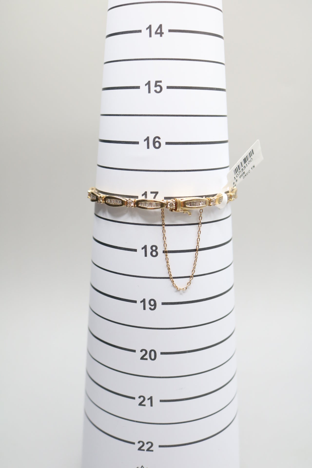 10K Yellow Gold Diamond Tennis Bracelet (2.00 CTW) (17 cm)