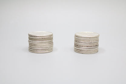 Roll of Silver Half Dollars of Varying Years (1964 or Older) and Conditions ($10 Face Value or 20 Half Dollars)