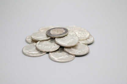 Roll of Silver Half Dollars of Varying Years (1964 or Older) and Conditions ($10 Face Value or 20 Half Dollars)