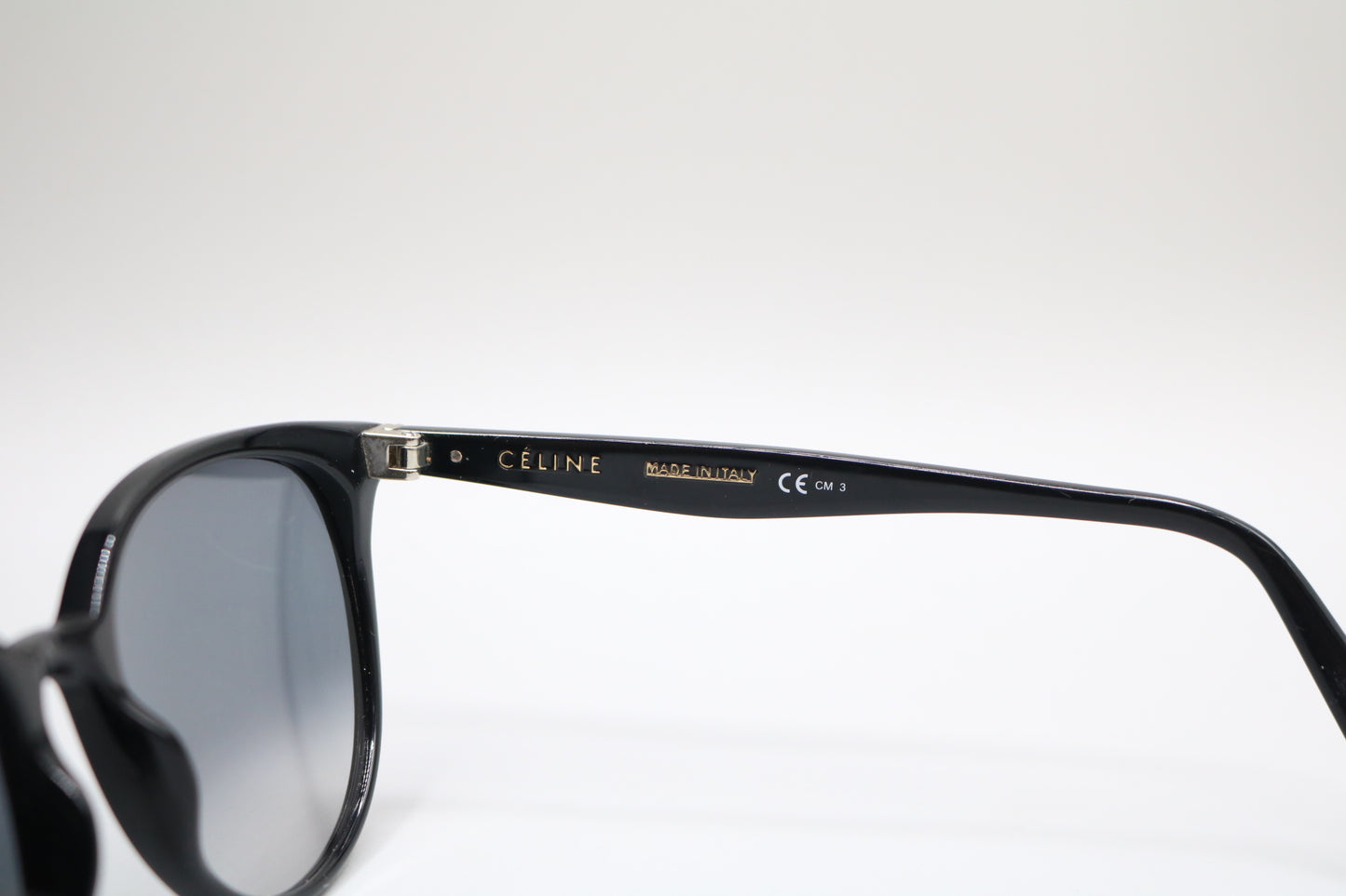 Celine CL 41068/S M23BW Cat Eye Black Sunglasses