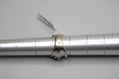 14K White Gold Bypass Ring with Diamonds (1.58 CTW) (Size 6 1/2)