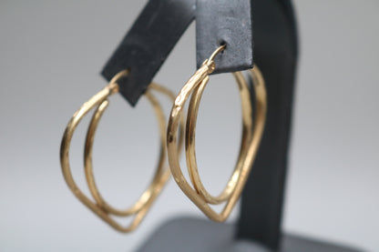 14K Yellow Gold Fancy Earrings (3.2 Grams)