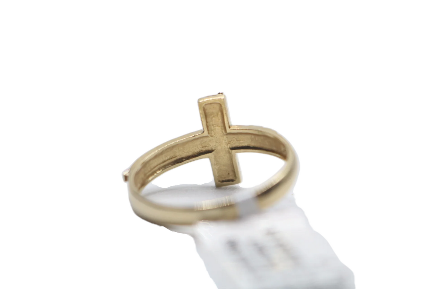 14K Two-Tone Jesus Ring (Size 9 3/4)
