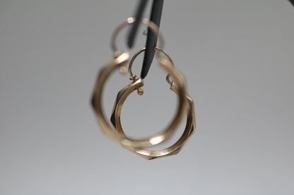 10K Yellow Gold Hoop Earrings