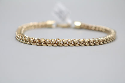 10K Yellow Gold Franco Bracelet (8.75 Inches)