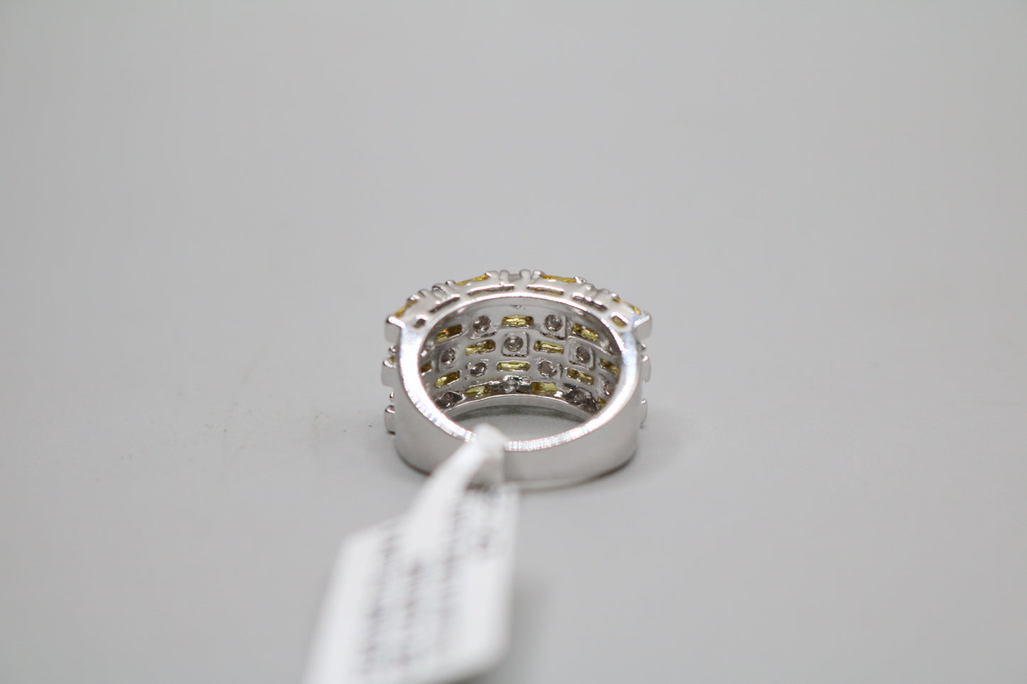 Sterling Silver Multi-Color Cluster Ring (Size 4 3/4)