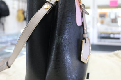 FENDI Vitello Elite Monster Petite 2Jours Tote Bag